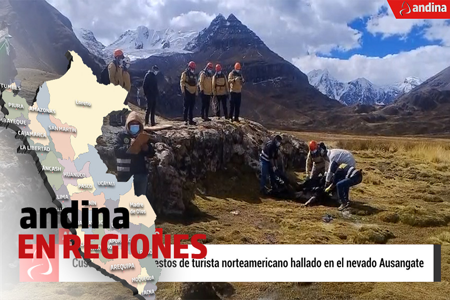 Andina en Regiones: identifican restos de turista norteamericano hallado en el nevado Ausangate